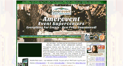 Desktop Screenshot of amerevent.com