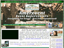 Tablet Screenshot of amerevent.com